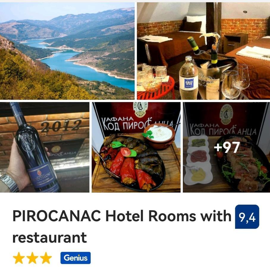 Pirocanac Hotel Style Rooms & Restaurant Pirot Buitenkant foto